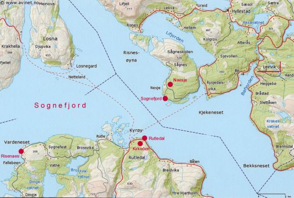 1 Carte Sognefjord